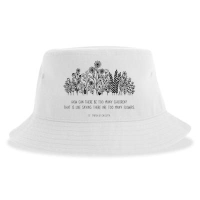 Catholic Mom For Mama Of Many Children Mother Sustainable Bucket Hat