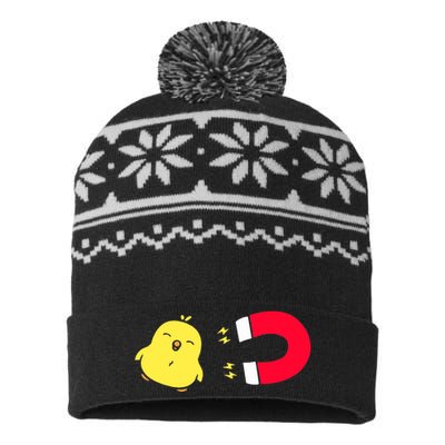 Chick Magnet Funny USA-Made Snowflake Beanie