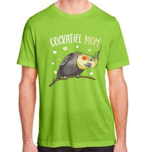 Cockatiel Mom Funny Bird Lover Women Adult ChromaSoft Performance T-Shirt