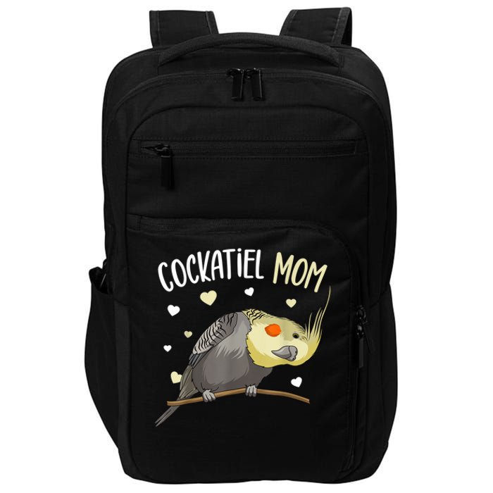 Cockatiel Mom Funny Bird Lover Women Impact Tech Backpack