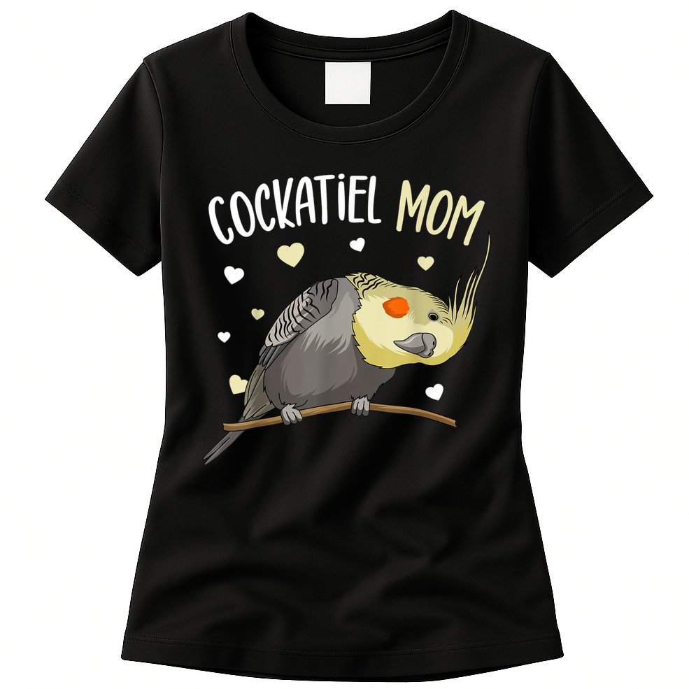 Cockatiel Mom Funny Bird Lover Women Womens T-Shirt