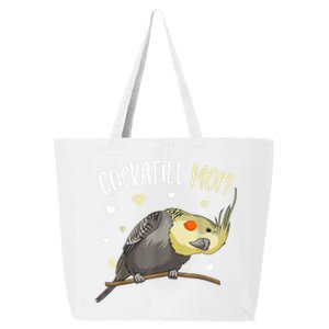 Cockatiel Mom Funny Bird Lover Women 25L Jumbo Tote