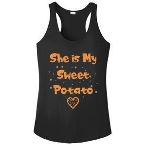 Couples Matching Funny Gift I Yam Matches She Is My Sweet Potato Cool Gift Ladies PosiCharge Competitor Racerback Tank