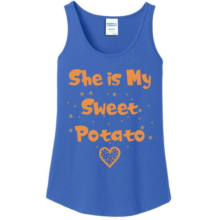 Couples Matching Funny Gift I Yam Matches She Is My Sweet Potato Cool Gift Ladies Essential Tank