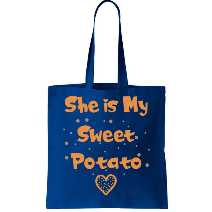 Couples Matching Funny Gift I Yam Matches She Is My Sweet Potato Cool Gift Tote Bag