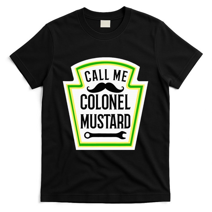 Colonel Mustard Funny Halloween Mustard Costume T-Shirt