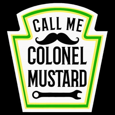 Colonel Mustard Funny Halloween Mustard Costume T-Shirt