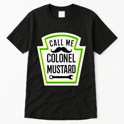 Colonel Mustard Funny Halloween Mustard Costume Tall T-Shirt