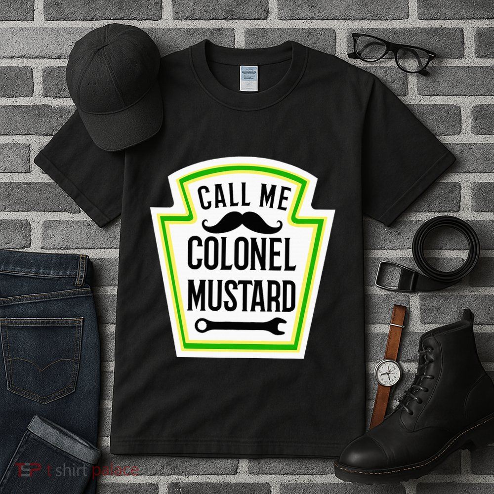 Colonel Mustard Funny Halloween Mustard Costume Tall T-Shirt