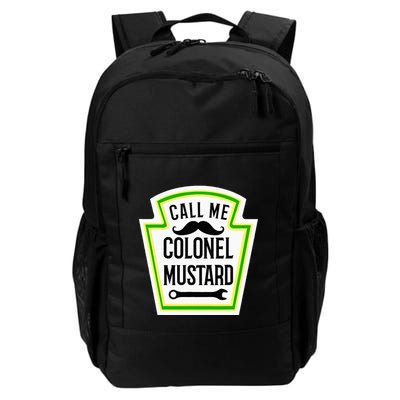 Colonel Mustard Funny Halloween Mustard Costume Backpack
