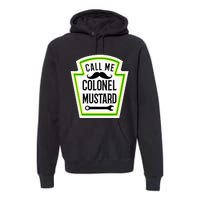 Colonel Mustard Funny Halloween Mustard Costume Premium Hoodie