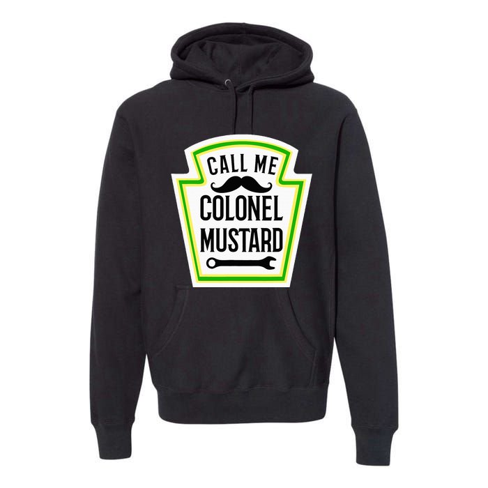 Colonel Mustard Funny Halloween Mustard Costume Premium Hoodie