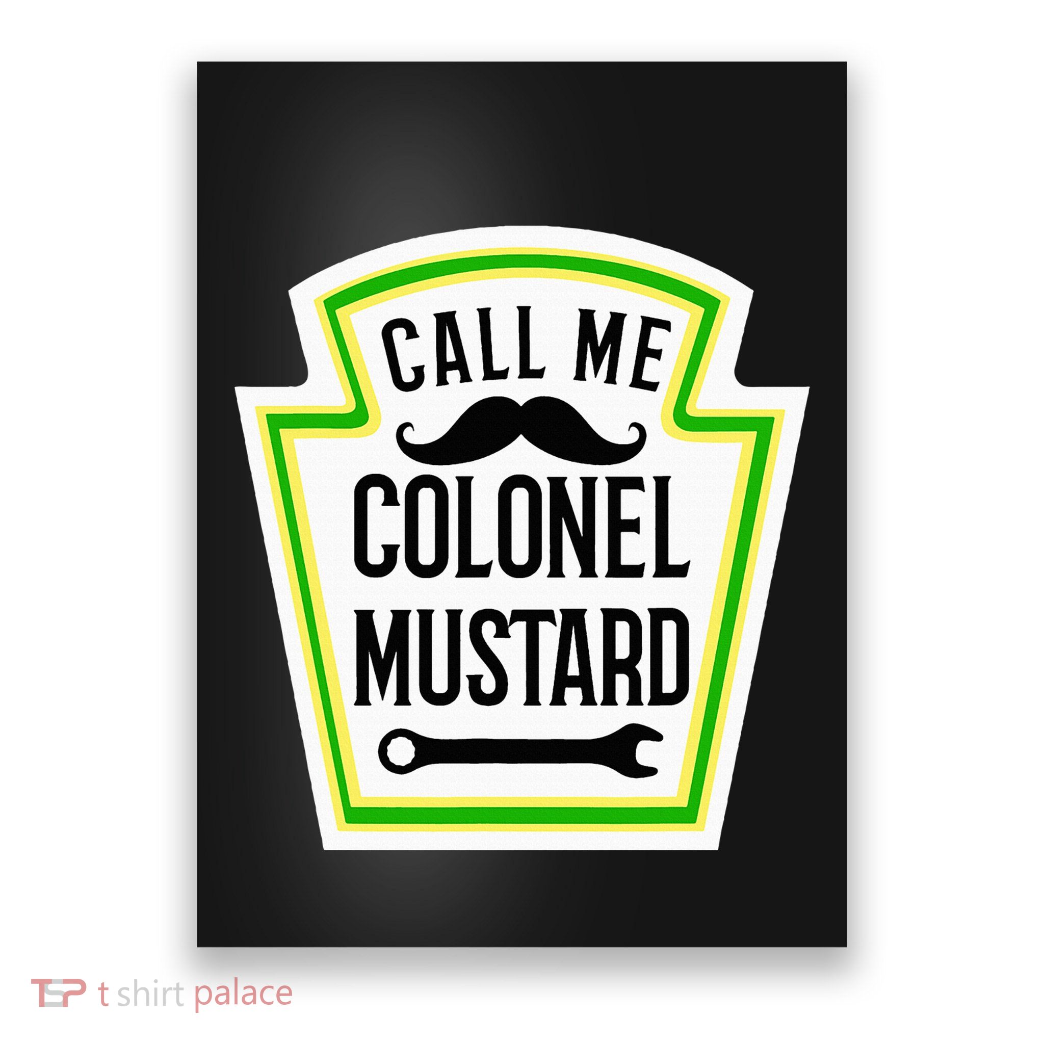 Colonel Mustard Funny Halloween Mustard Costume Poster