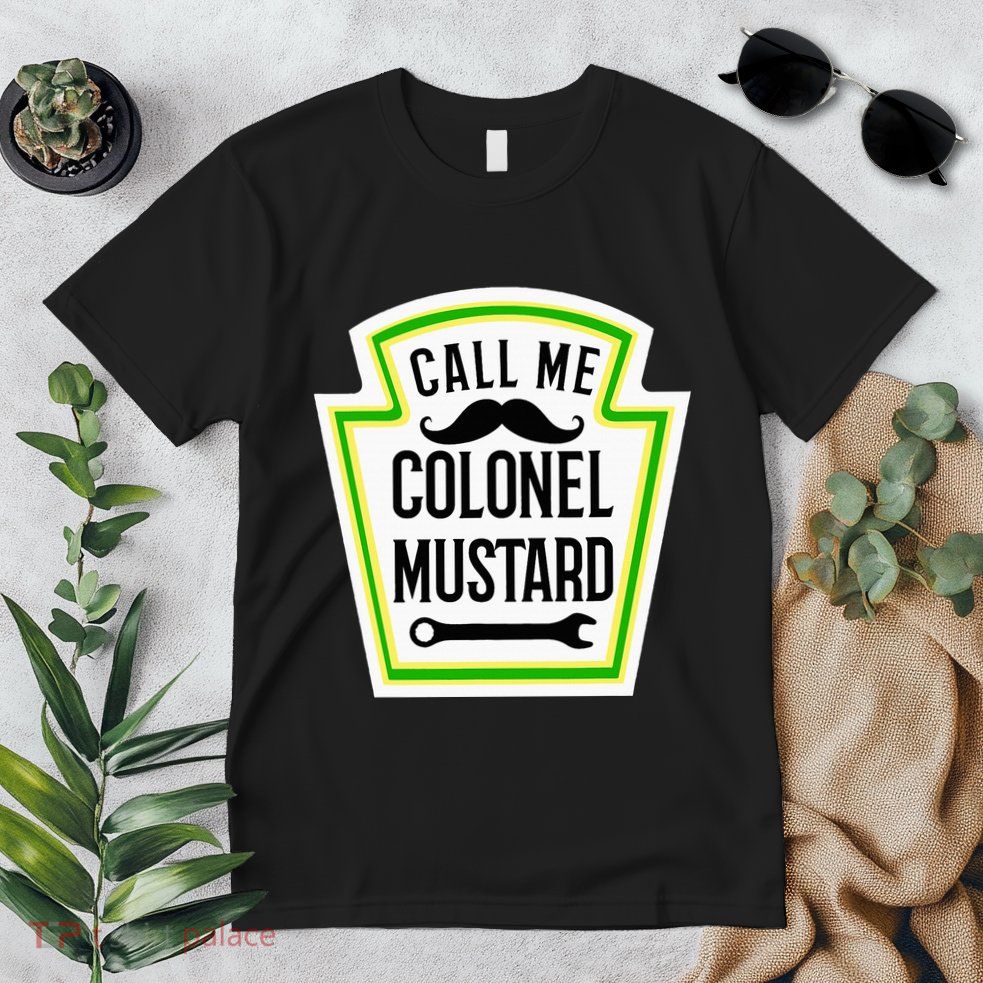 Colonel Mustard Funny Halloween Mustard Costume Premium T-Shirt