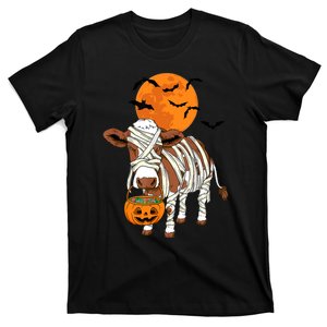 Cow Mummy Funny Halloween Farmer T-Shirt