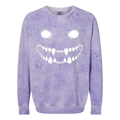 Cute Monster Face Costume Halloween Colorblast Crewneck Sweatshirt