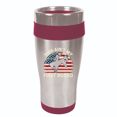 Cowboyaint My First Rodeo 16oz Travel Tumbler