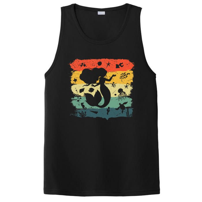 Cool Mermaid For Wo Under Sea Mermaids Merman PosiCharge Competitor Tank