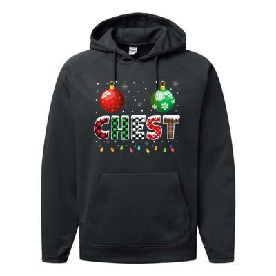 Chestnuts Matching Family Funny Chest Nuts Christmas Couples Performance Fleece Hoodie