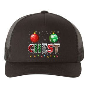 Chestnuts Matching Family Funny Chest Nuts Christmas Couples Yupoong Adult 5-Panel Trucker Hat