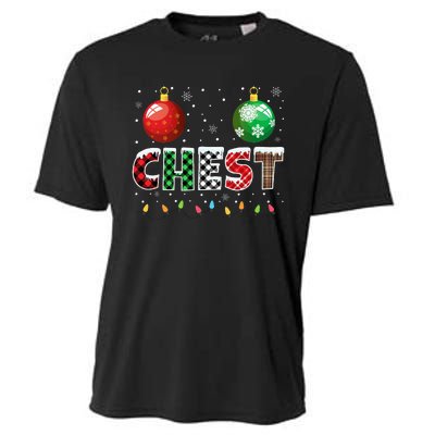 Chestnuts Matching Family Funny Chest Nuts Christmas Couples Cooling Performance Crew T-Shirt