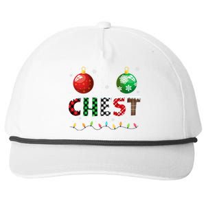 Chestnuts Matching Family Funny Chest Nuts Christmas Couples Snapback Five-Panel Rope Hat