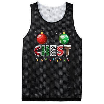 Chestnuts Matching Family Funny Chest Nuts Christmas Couples Mesh Reversible Basketball Jersey Tank