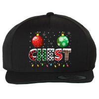 Chestnuts Matching Family Funny Chest Nuts Christmas Couples Wool Snapback Cap