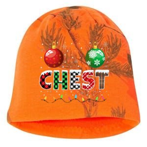 Chestnuts Matching Family Funny Chest Nuts Christmas Couples Kati - Camo Knit Beanie