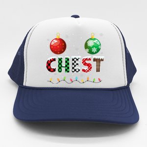 Chestnuts Matching Family Funny Chest Nuts Christmas Couples Trucker Hat