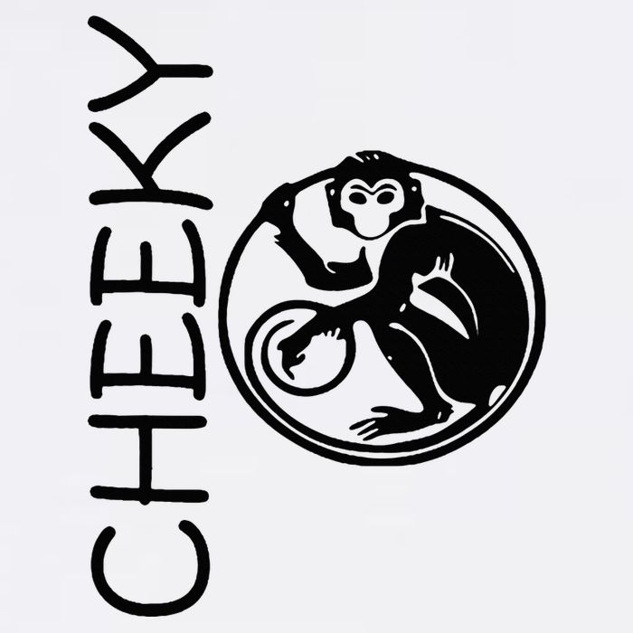 Cheeky Monkey Fun Primate Black Tattoo Art Adult Drive Performance Visor