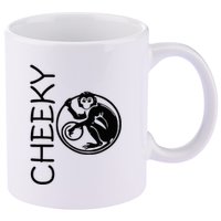 Cheeky Monkey Fun Primate Black Tattoo Art 11oz C Handle Ceramic Mug