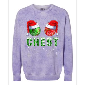 Chestnuts Matching Family Funny Chestnuts Christmas Couples Colorblast Crewneck Sweatshirt