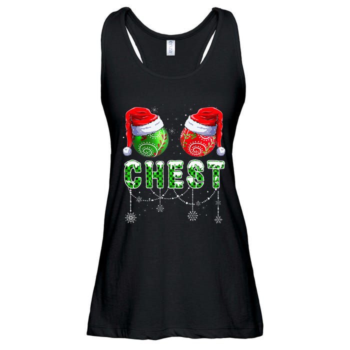 Chestnuts Matching Family Funny Chestnuts Christmas Couples Ladies Essential Flowy Tank