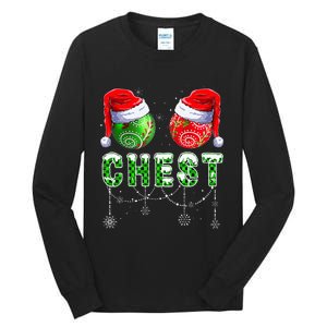 Chestnuts Matching Family Funny Chestnuts Christmas Couples Tall Long Sleeve T-Shirt