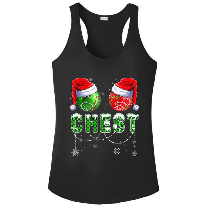 Chestnuts Matching Family Funny Chestnuts Christmas Couples Ladies PosiCharge Competitor Racerback Tank