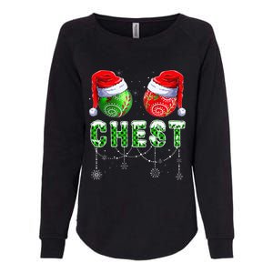 Chestnuts Matching Family Funny Chestnuts Christmas Couples Womens California Wash Sweatshirt