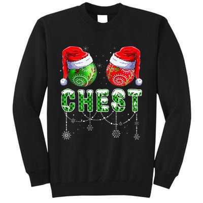 Chestnuts Matching Family Funny Chestnuts Christmas Couples Tall Sweatshirt