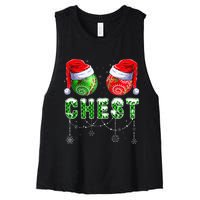 Chestnuts Matching Family Funny Chestnuts Christmas Couples Women's Racerback Cropped Tank