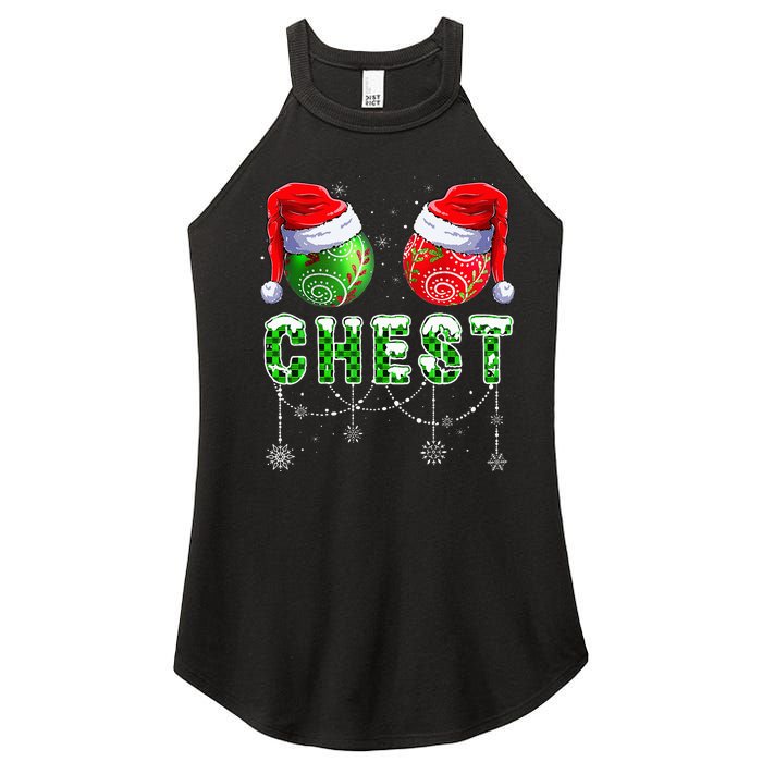 Chestnuts Matching Family Funny Chestnuts Christmas Couples Women's Perfect Tri Rocker Tank