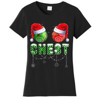 Chestnuts Matching Family Funny Chestnuts Christmas Couples Women's T-Shirt