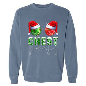 Chestnuts Matching Family Funny Chestnuts Christmas Couples Garment-Dyed Sweatshirt