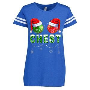 Chestnuts Matching Family Funny Chestnuts Christmas Couples Enza Ladies Jersey Football T-Shirt