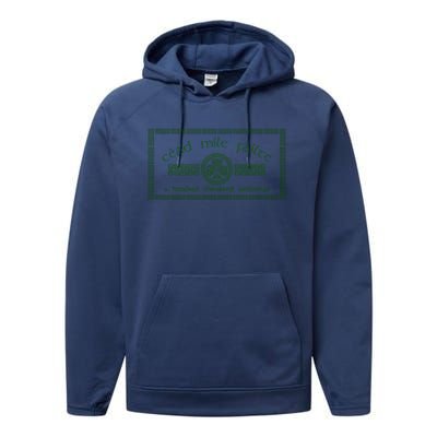 Céad Mile Fáilte A Hundred Thousand Welcomes Irish Cead Mile Failte Performance Fleece Hoodie