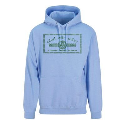 Céad Mile Fáilte A Hundred Thousand Welcomes Irish Cead Mile Failte Unisex Surf Hoodie