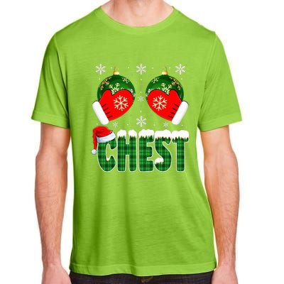 Chestnuts Matching Family Funny Chest Nuts Christmas Couples  Adult ChromaSoft Performance T-Shirt