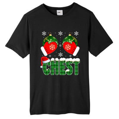 Chestnuts Matching Family Funny Chest Nuts Christmas Couples  Tall Fusion ChromaSoft Performance T-Shirt