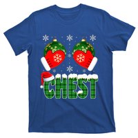 Chestnuts Matching Family Funny Chest Nuts Christmas Couples  T-Shirt