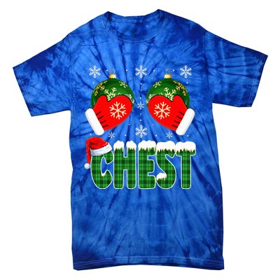 Chestnuts Matching Family Funny Chest Nuts Christmas Couples  Tie-Dye T-Shirt