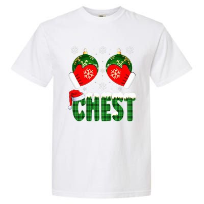 Chestnuts Matching Family Funny Chest Nuts Christmas Couples  Garment-Dyed Heavyweight T-Shirt